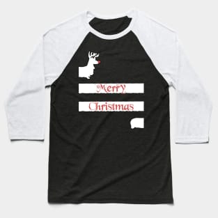 Merry Christmas Dachshund sausage dog Xmas Baseball T-Shirt
